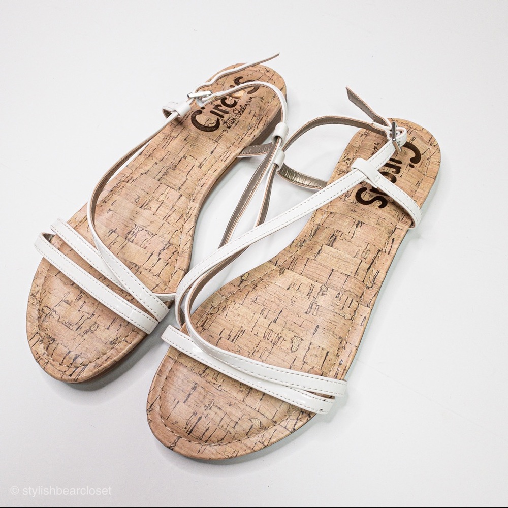 Sam Edelman Circus Cork White Sandal